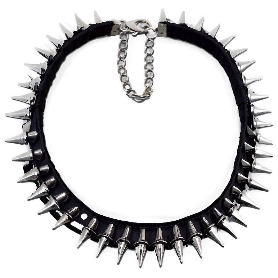 Spiked Choker For Punk Outfits Png Tfw85