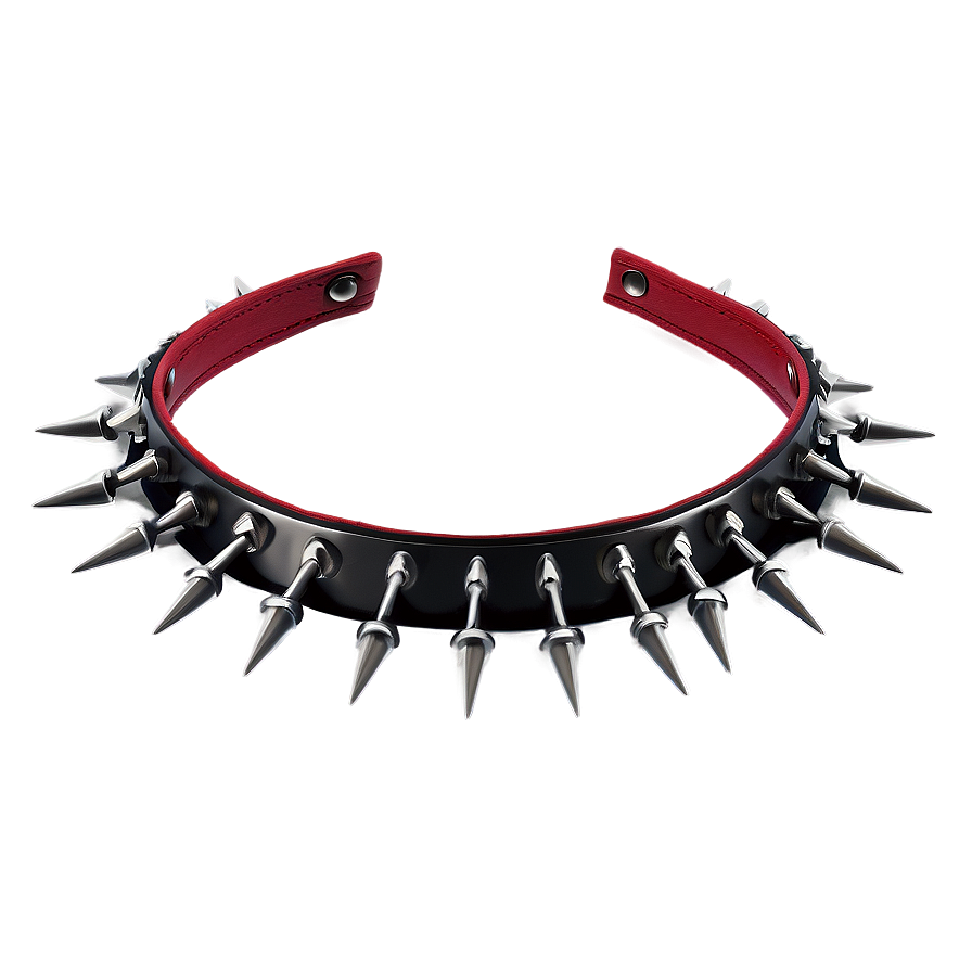 Spiked Choker For Special Occasions Png 9