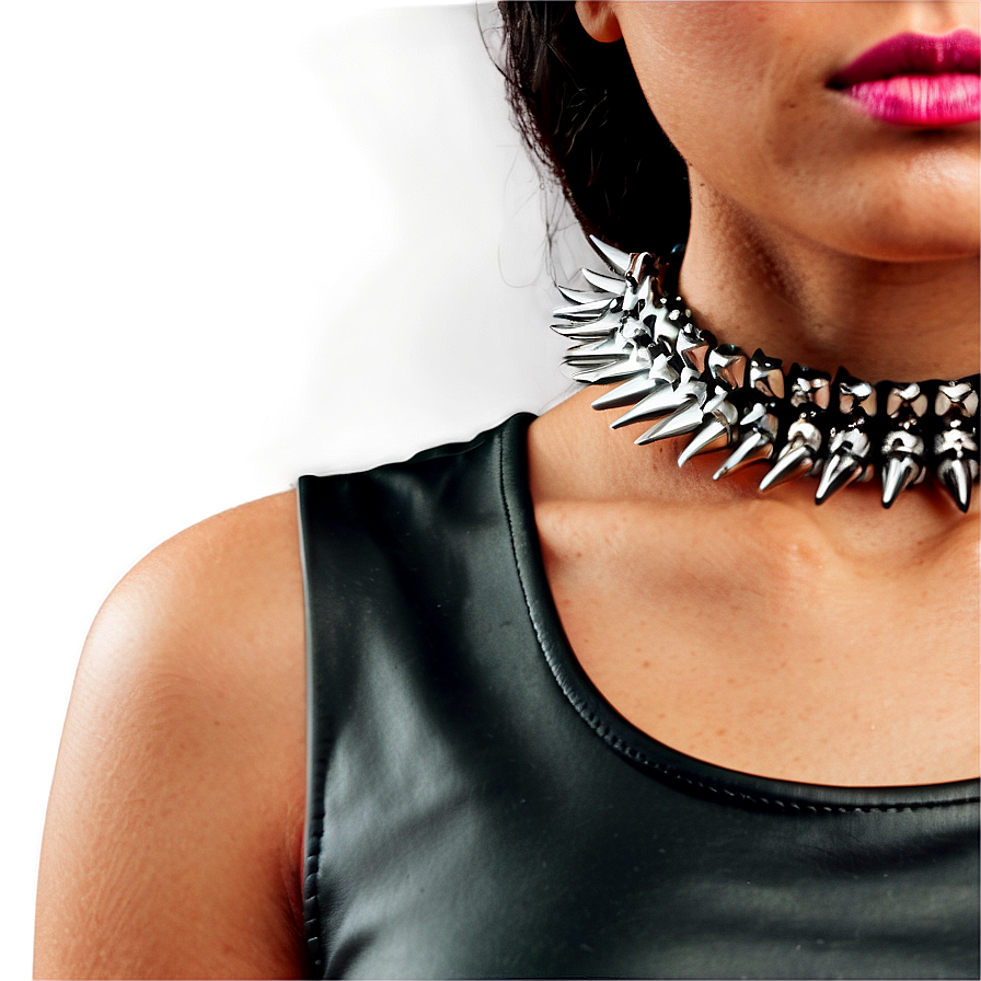 Spiked Choker For Special Occasions Png Lke66