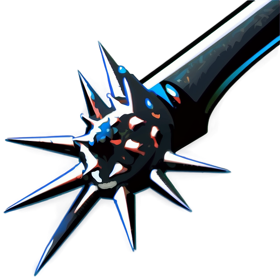 Spiked Mace Clipart Png 06132024