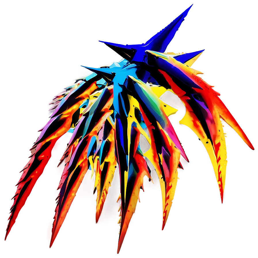 Spikes In Abstract Art Png 06122024