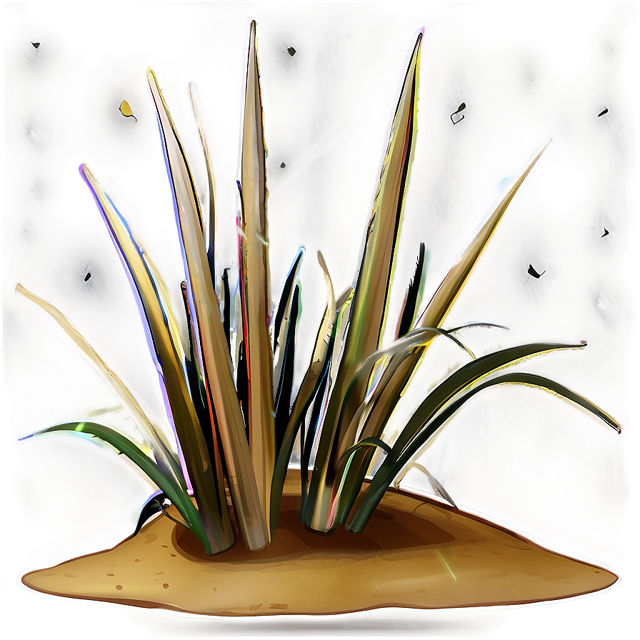 Spiky Desert Grass Png Huc8