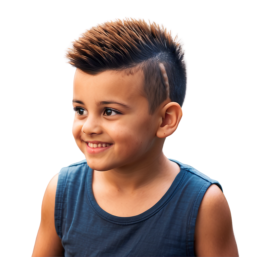 Spiky Hair Boy Png 25