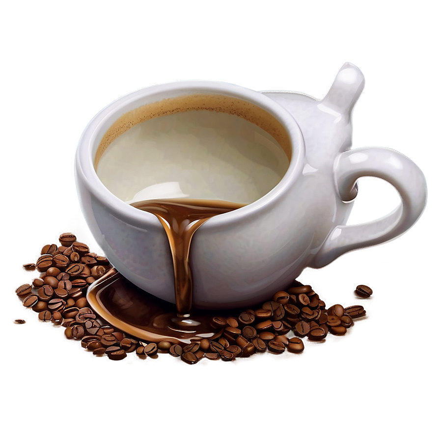 Spilled Coffee Cup Png Yxd3