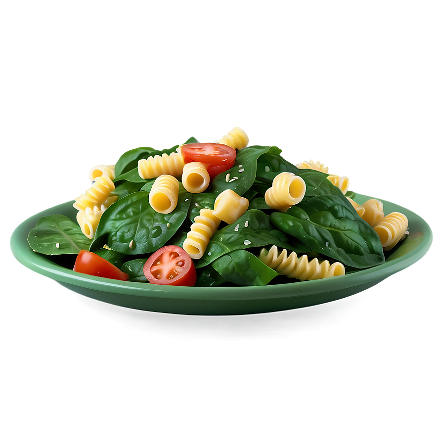 Spinach And Tomato Macaroni Png Uhf29