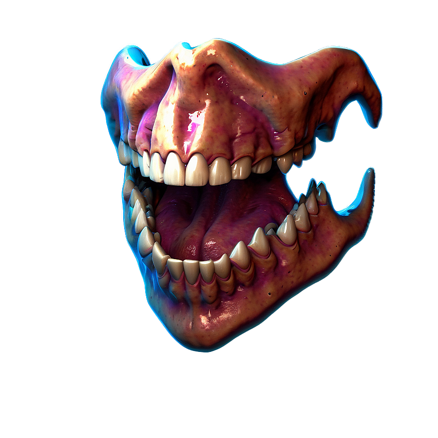 Spine-chilling Mouth Png Pry