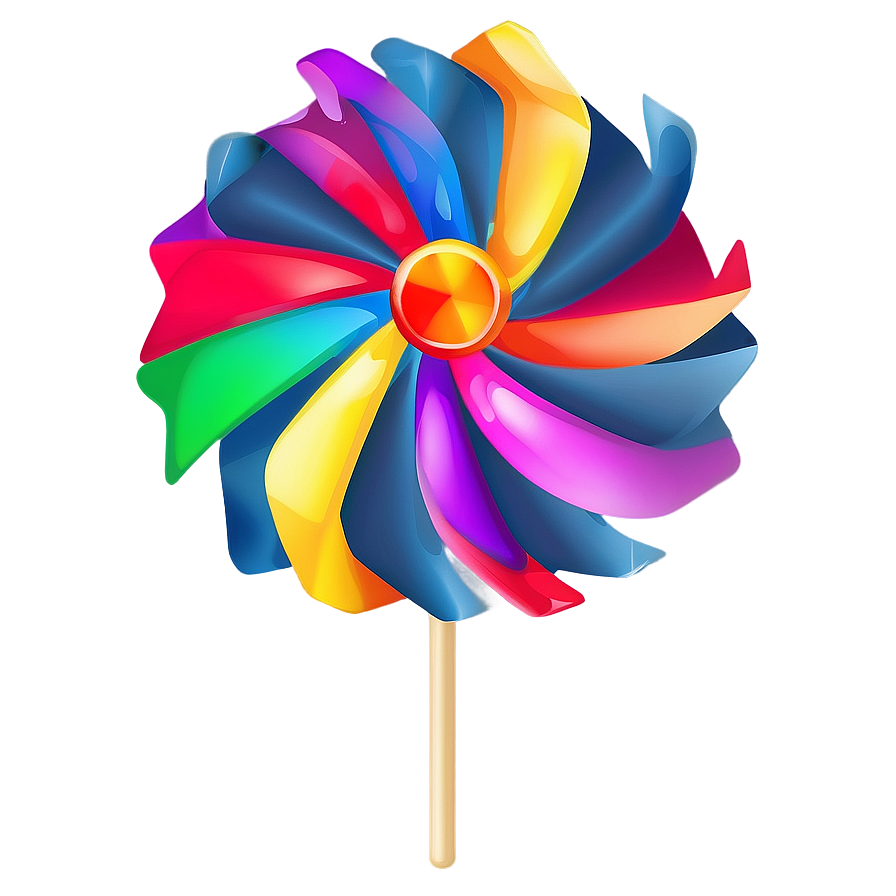 Spinning Pinwheel Clipart Png 87