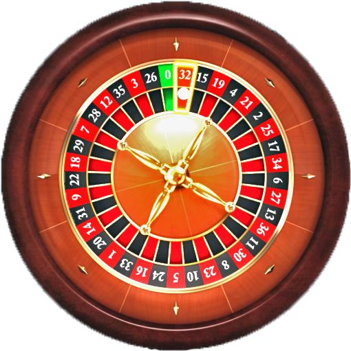 Spinning Roulette Wheel Closeup