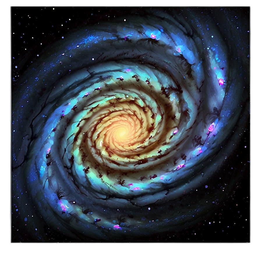 Spiral Galaxy Illustration PNG puc PNG with transparent background