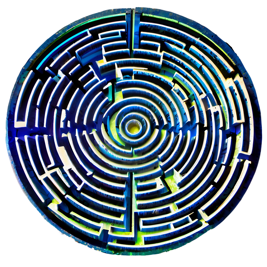 Spiral Labyrinth Maze Png 05232024