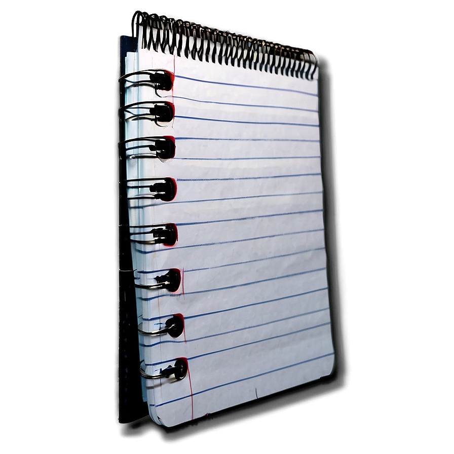 Spiral Note Paper Png Buk