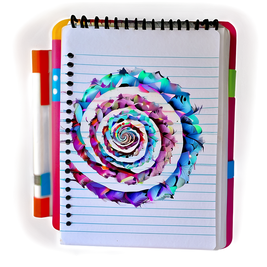 Spiral Notebook Bundle Png Vjk