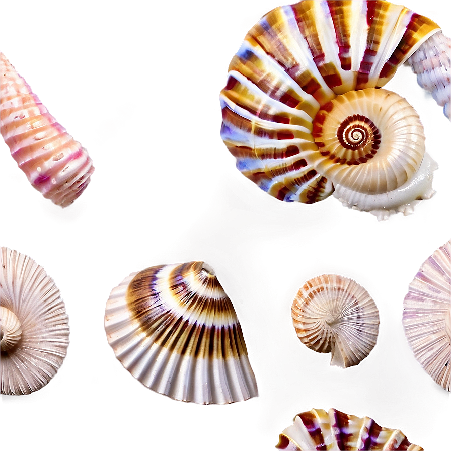 Spiral Sea Shells Png 06212024