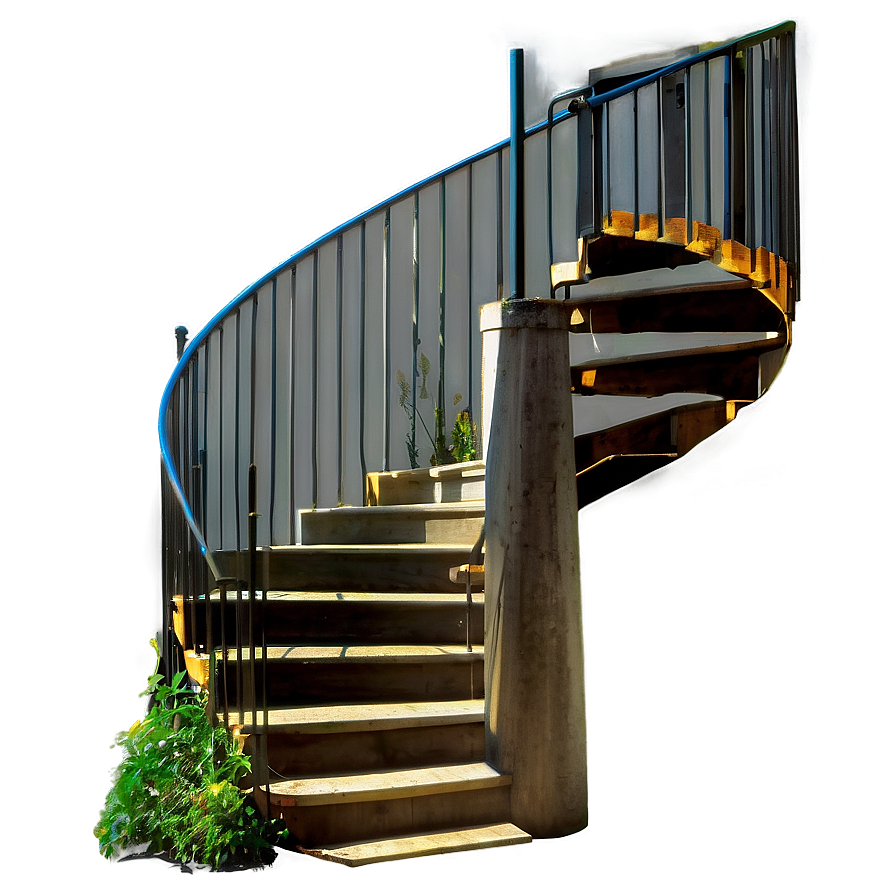 Spiral Staircase In Garden Png 84