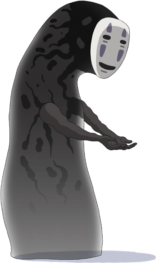 No Face Spirited Away Hands , Png Download - Spirited Away No Face Png, Transparent Png PNG with transparent background