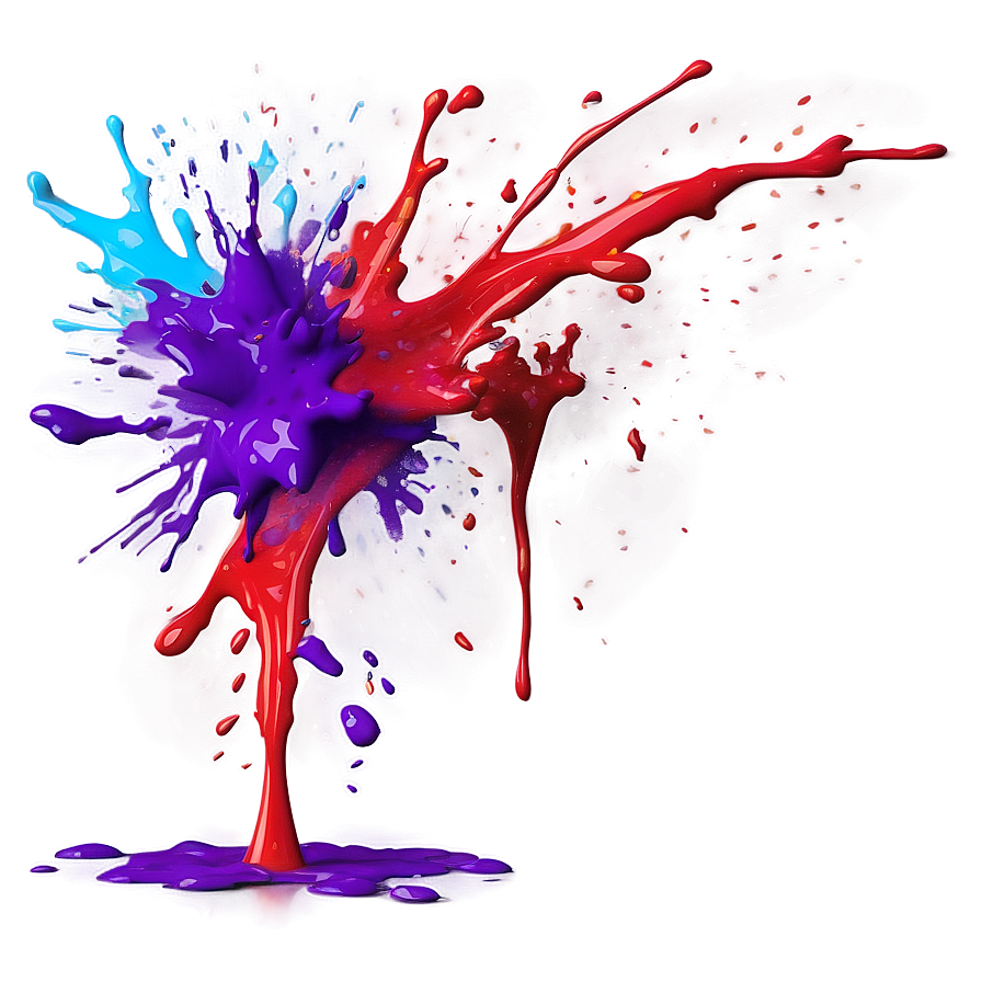 Splash Effect Paint Splatter Png 73