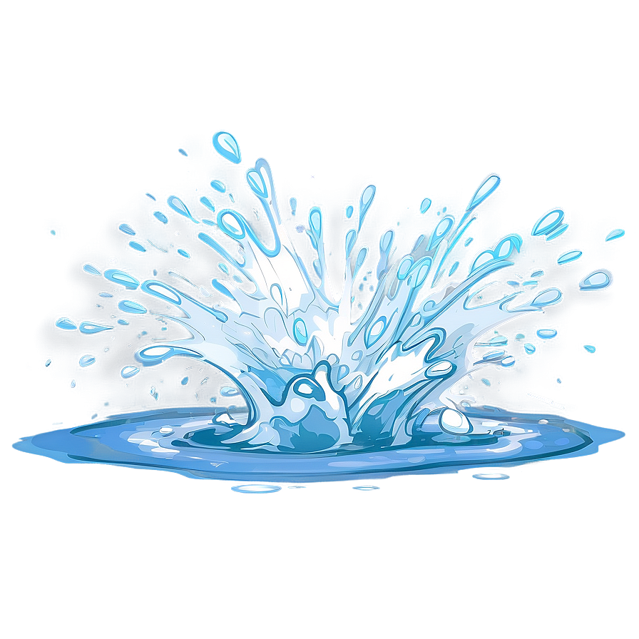 Splashing Water Explode Png 06132024