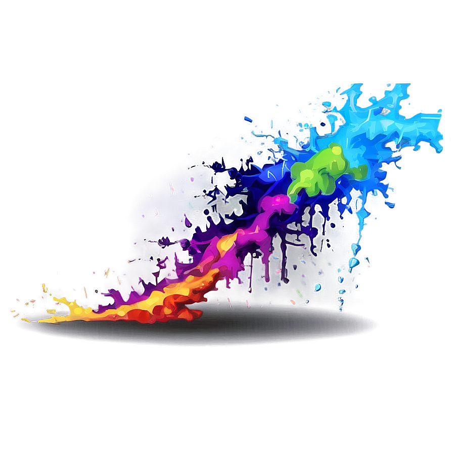 Splatter Lightning Strike Png 2