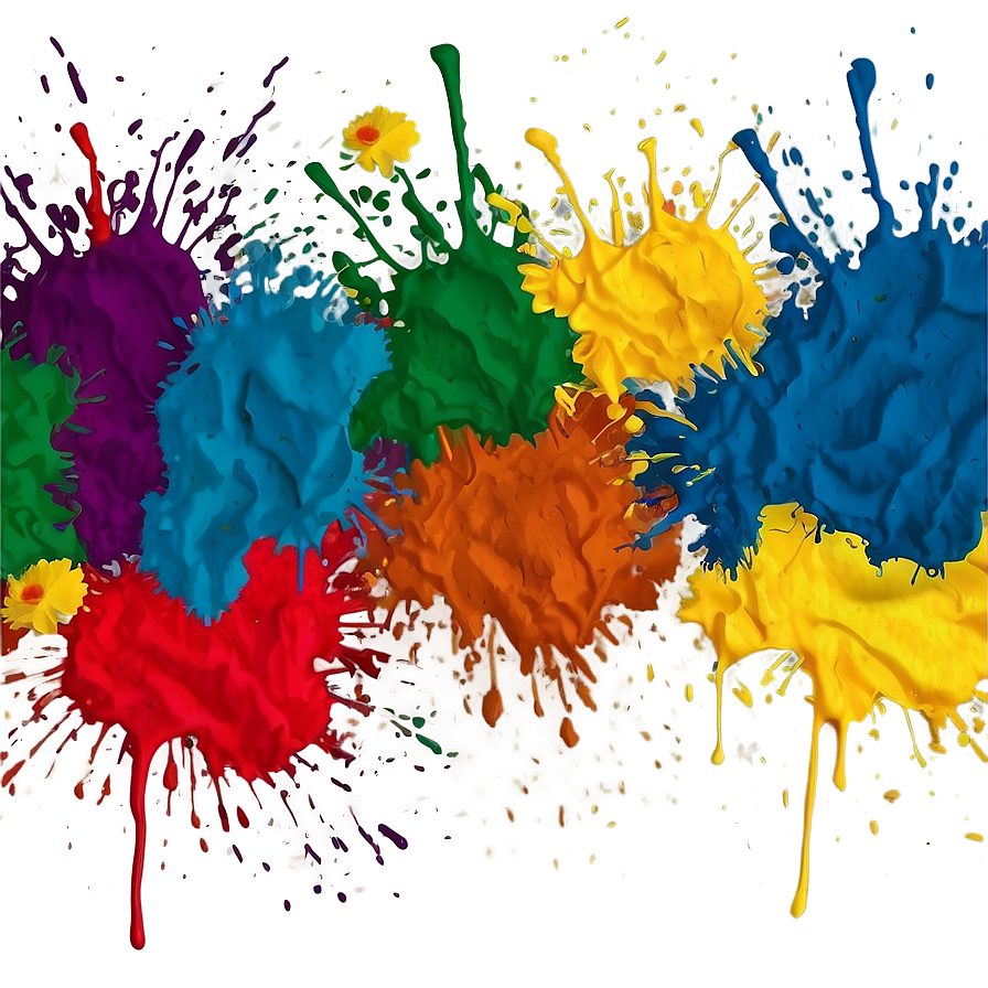 Splatter Paint Textured Background Png Oni26