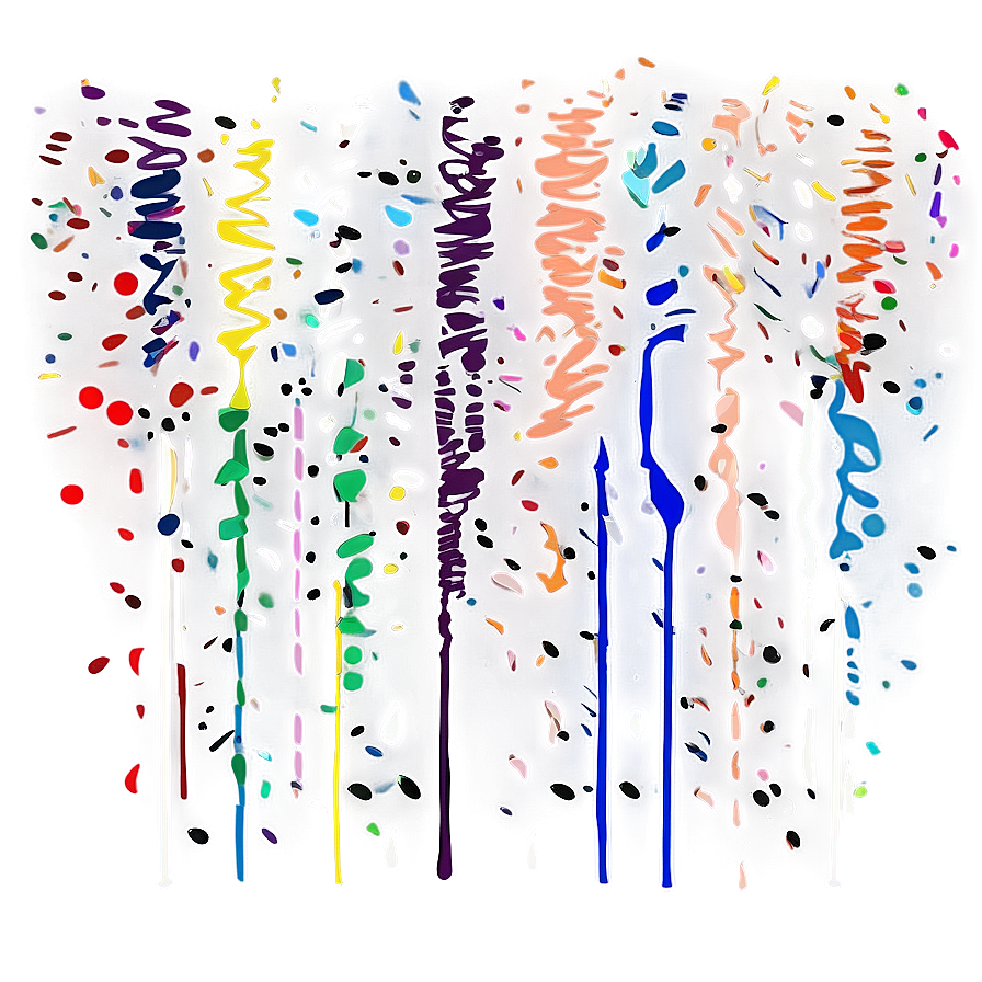 Splatter Party Confetti PNG 05042024 PNG image with a transparent background, free high-resolution download