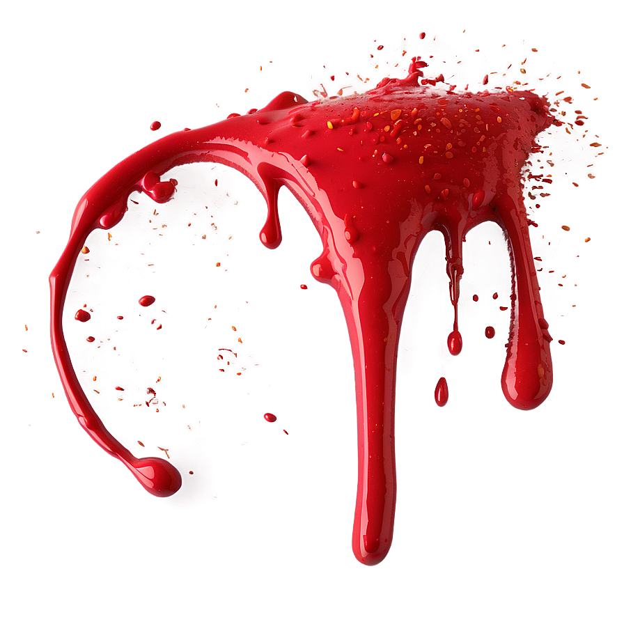 Splattered Red Paint Png 06132024