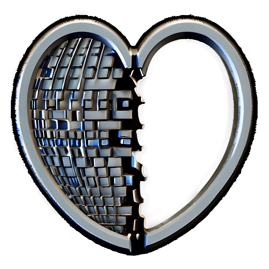 Split Heart Emoji Png 2