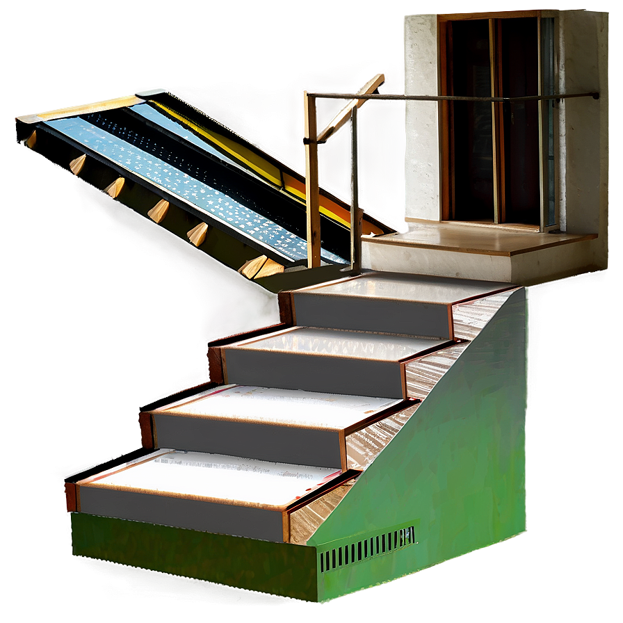 Split Level Staircase Png Wsf