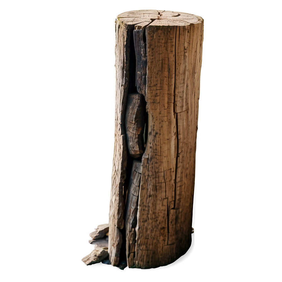 Split Wooden Post Png Lgn