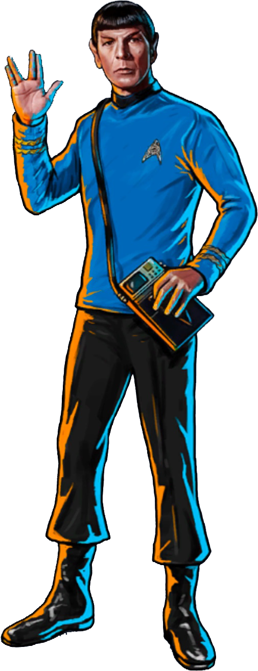 Spock Vulcan Salute Illustration