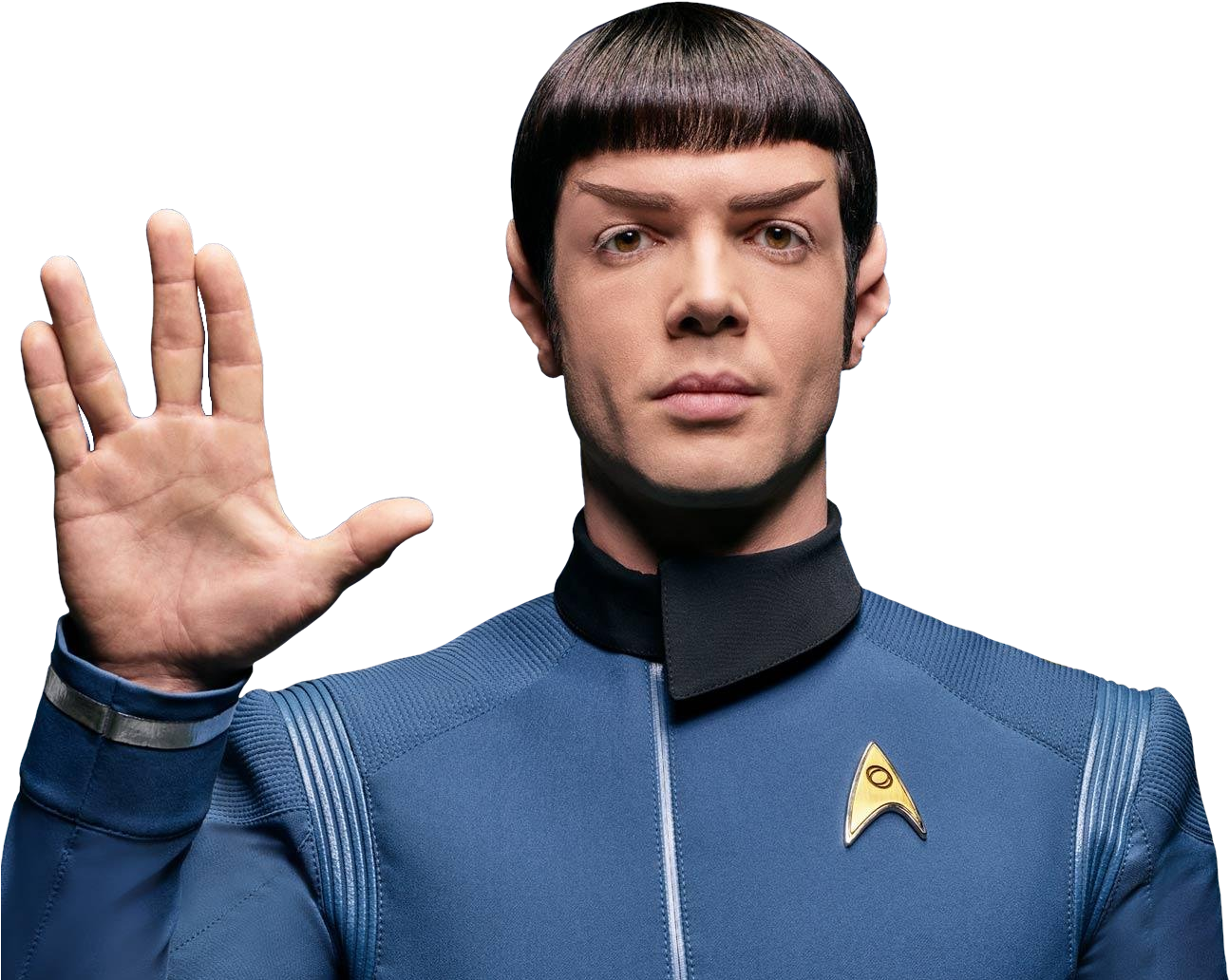 Spock Vulcan Salute Starfleet Uniform