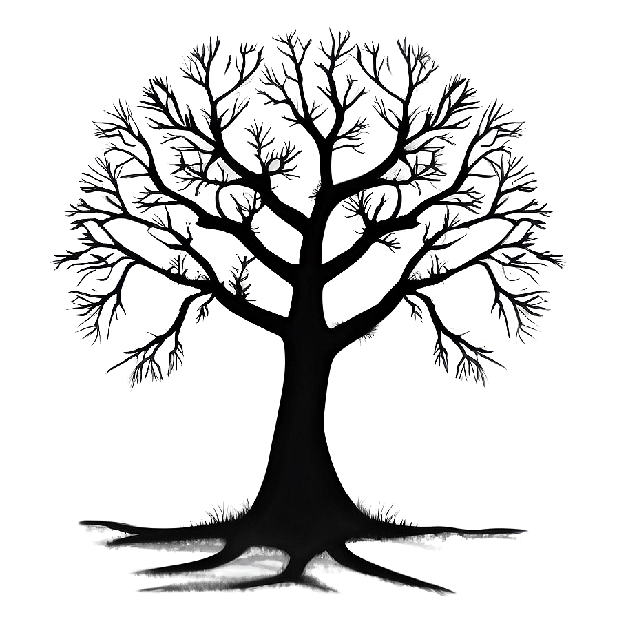 Spooky Black Tree Scene Png 98