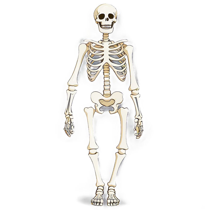 Spooky Cartoon Skeleton Png Fdx