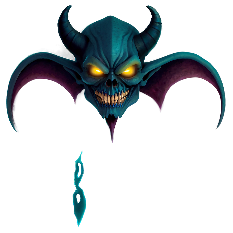 Spooky Demon Design Png Mgi17