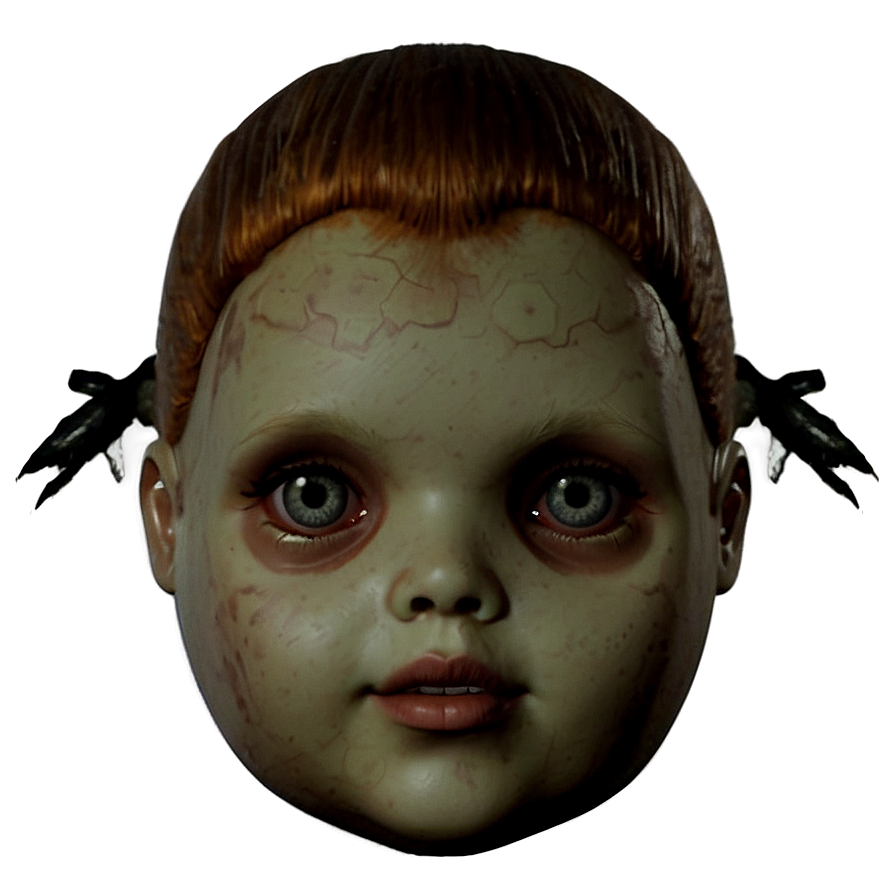 Spooky Doll Head Png Fdv58