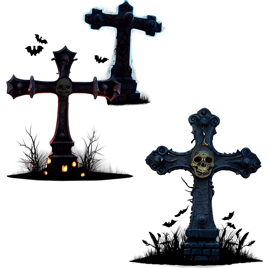 Spooky Graveyard Png 06202024