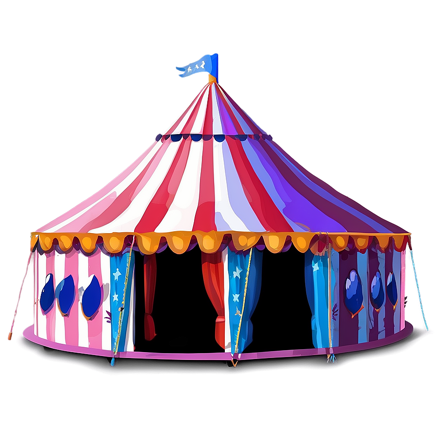 Spooky Halloween Circus Tent Png Jcg31