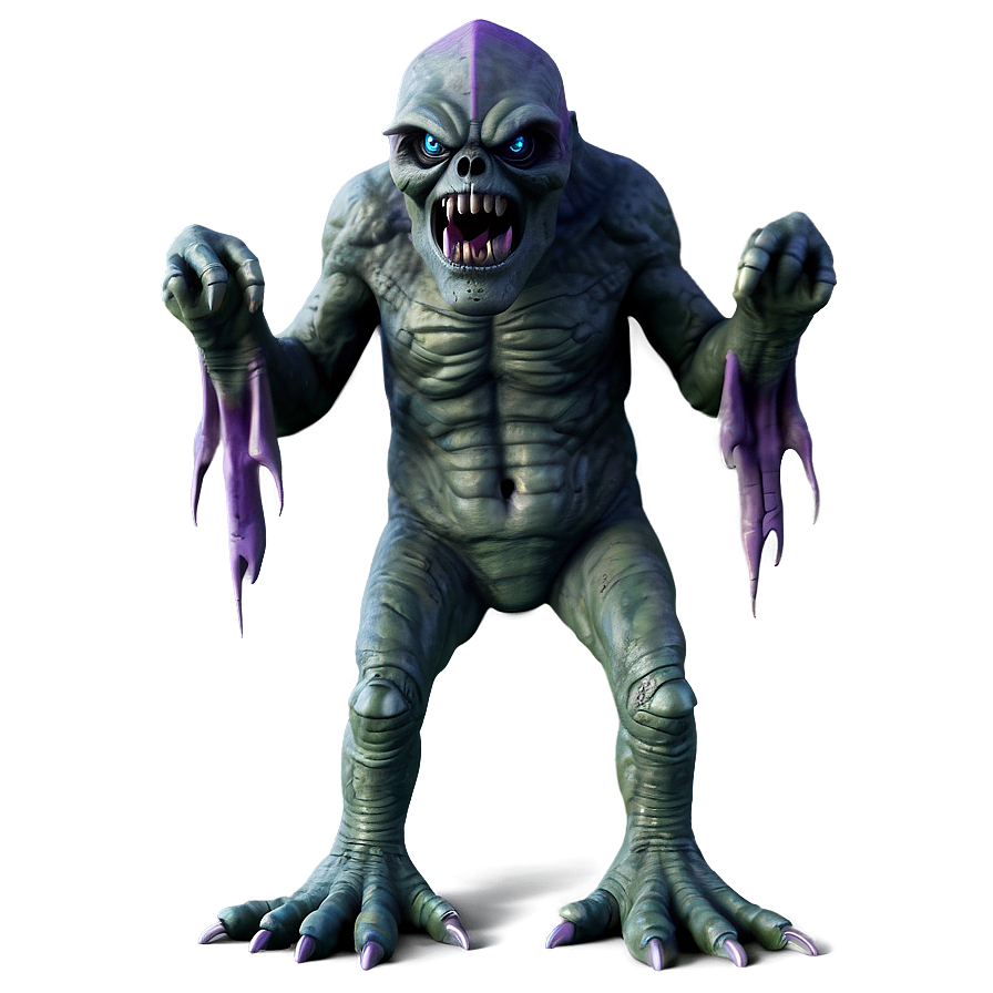 Spooky Halloween Monster Png Qik30