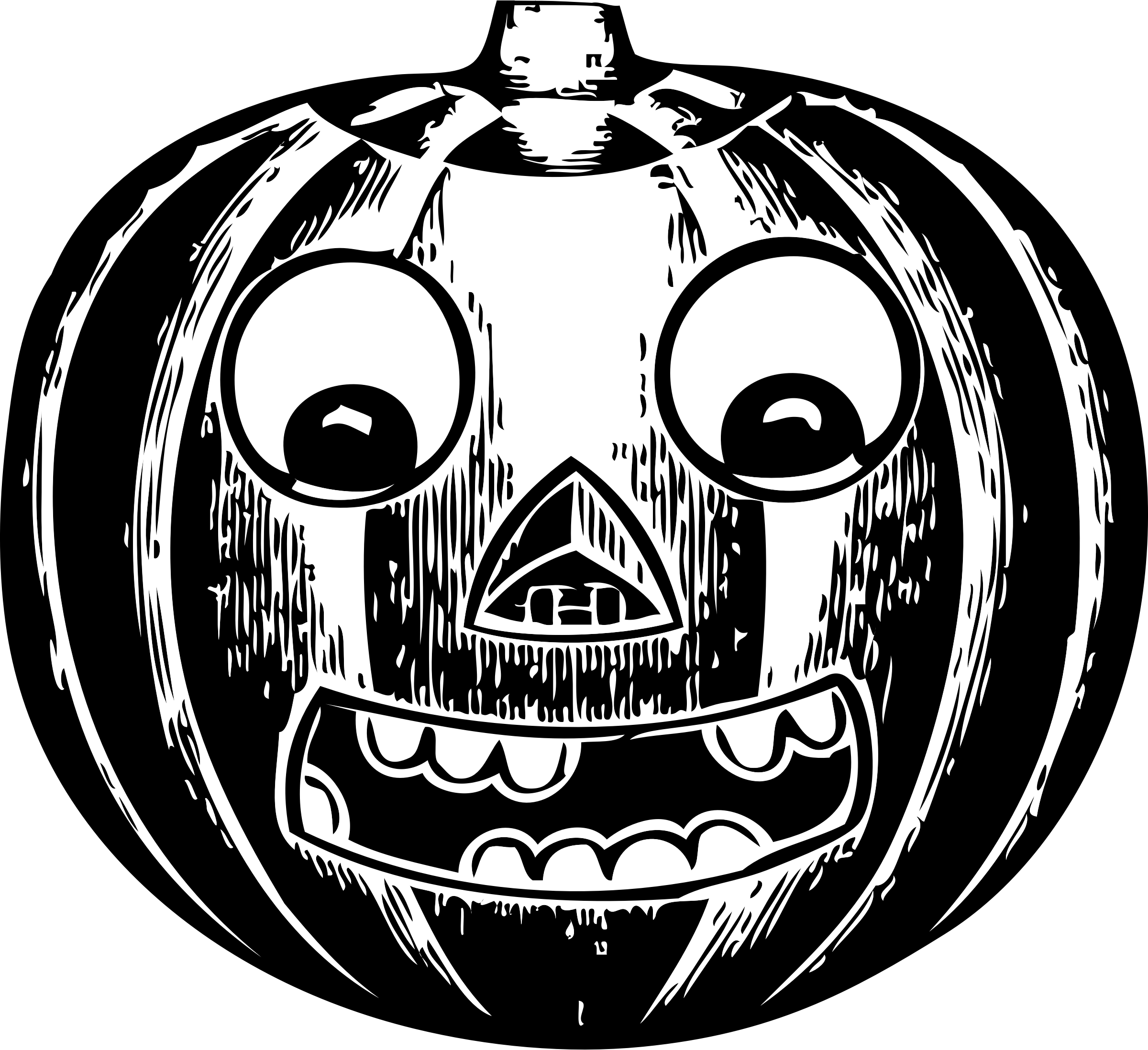 Jack O' Lantern With Eyes Clipart Royalty Free Download - Jack O Lantern Clip Art PNG with transparent background