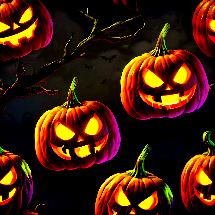 Spooky Jack-o'-Lantern PNG 43 PNG with transparent background
