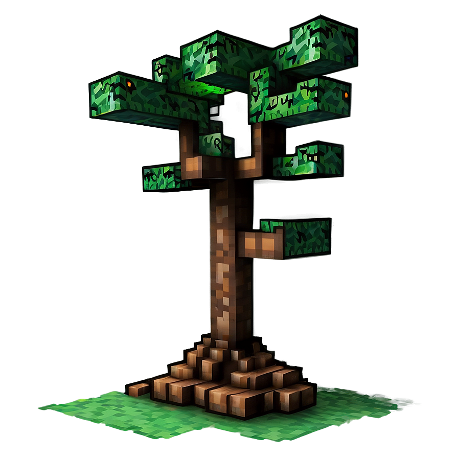 Spooky Minecraft Tree Png Fnj80