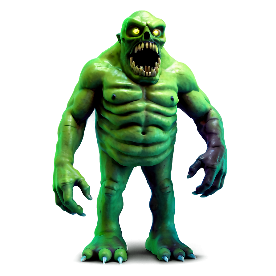 Spooky Monster Figure Png Sxv84