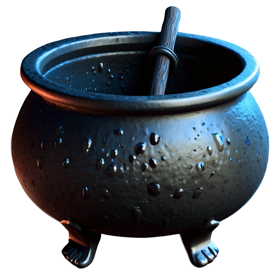 Spooky Witch Cauldron Png 06292024