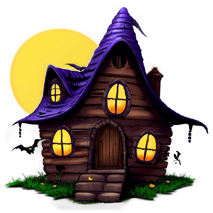 Spooky Witch House Png Xgq