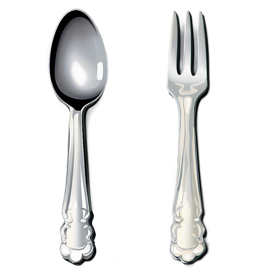 Spoon And Fork Graphic Png Kow81