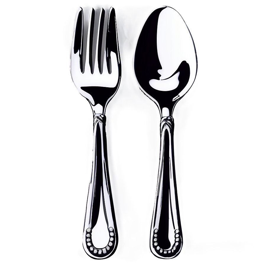 Spoon And Fork Illustration Png 06292024