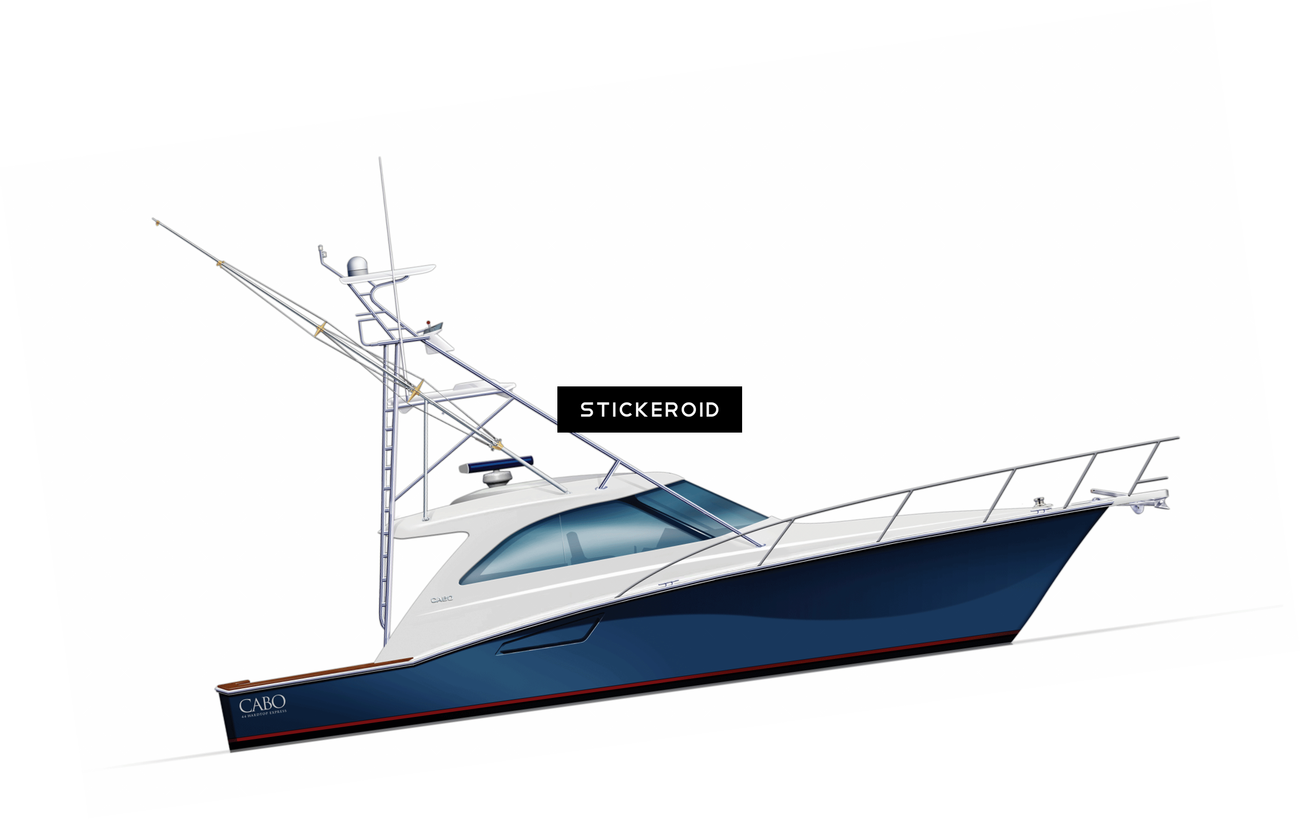 Cabo Yachts Boat Yacht - Luxury Yacht, HD Png Download PNG with transparent background