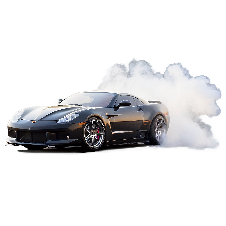 Sports Car Burnout Smoke Png 06132024