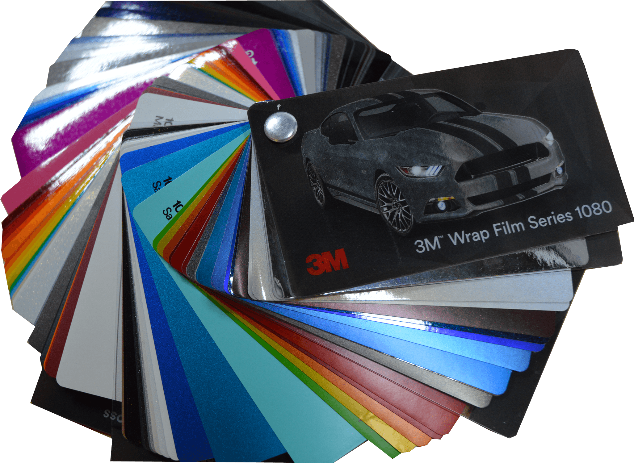 Sports Car Wrap Color Samples.png PNG with transparent background