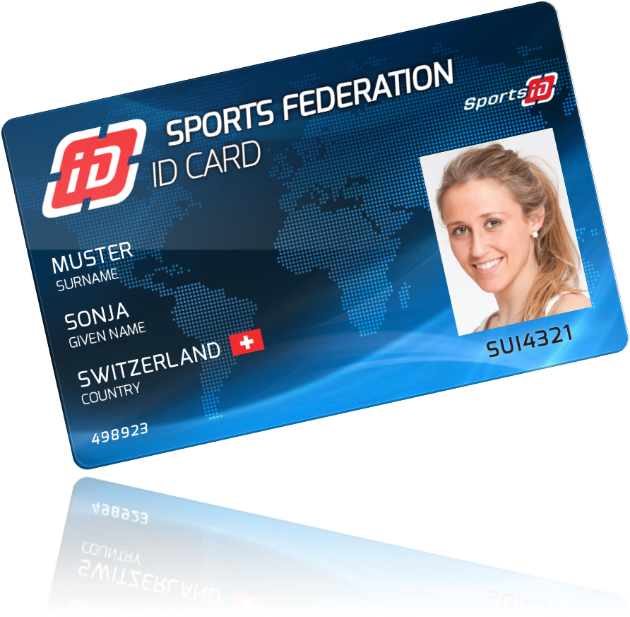 Sports Federation I D Card Mockup