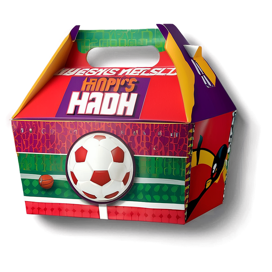 Sports Themed Happy Meal Box Png Ysa52